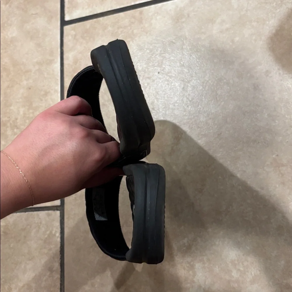 APL Lusso Black Nappa Quilted Leather Slides - Picture 12 of 13